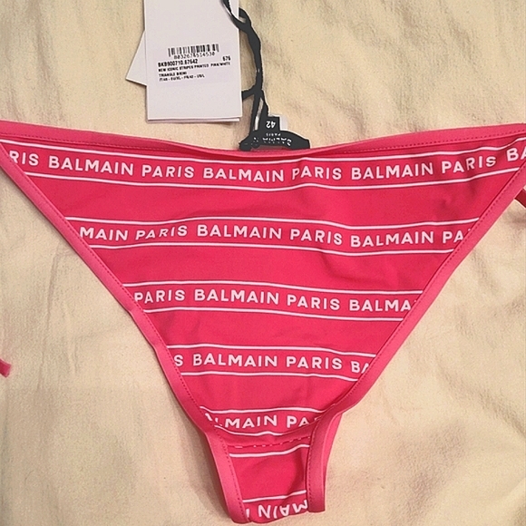 BNWT Pink Balmain Bikini Bottoms! Size L - Picture 10 of 14